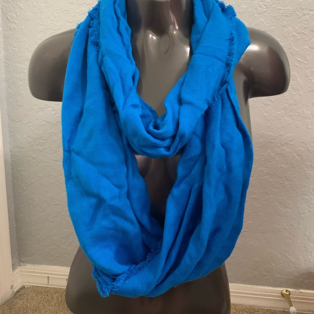 Royal blue scarf